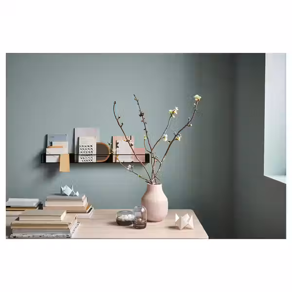 GRADVIS Ваза - розовый 21 см - фото 4