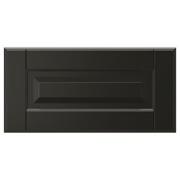 BODBYN Фронтальная панель ящика - чёрный 40x20 см - фото 1