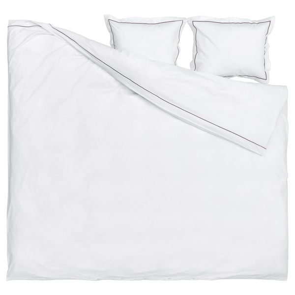 Пододеяльник и 2 наволочки, 200x200, 50x60 cm IKEA SILVERTISTEL СИЛВЕРТИСТЕЛЬ 304.929.54 - фото 5