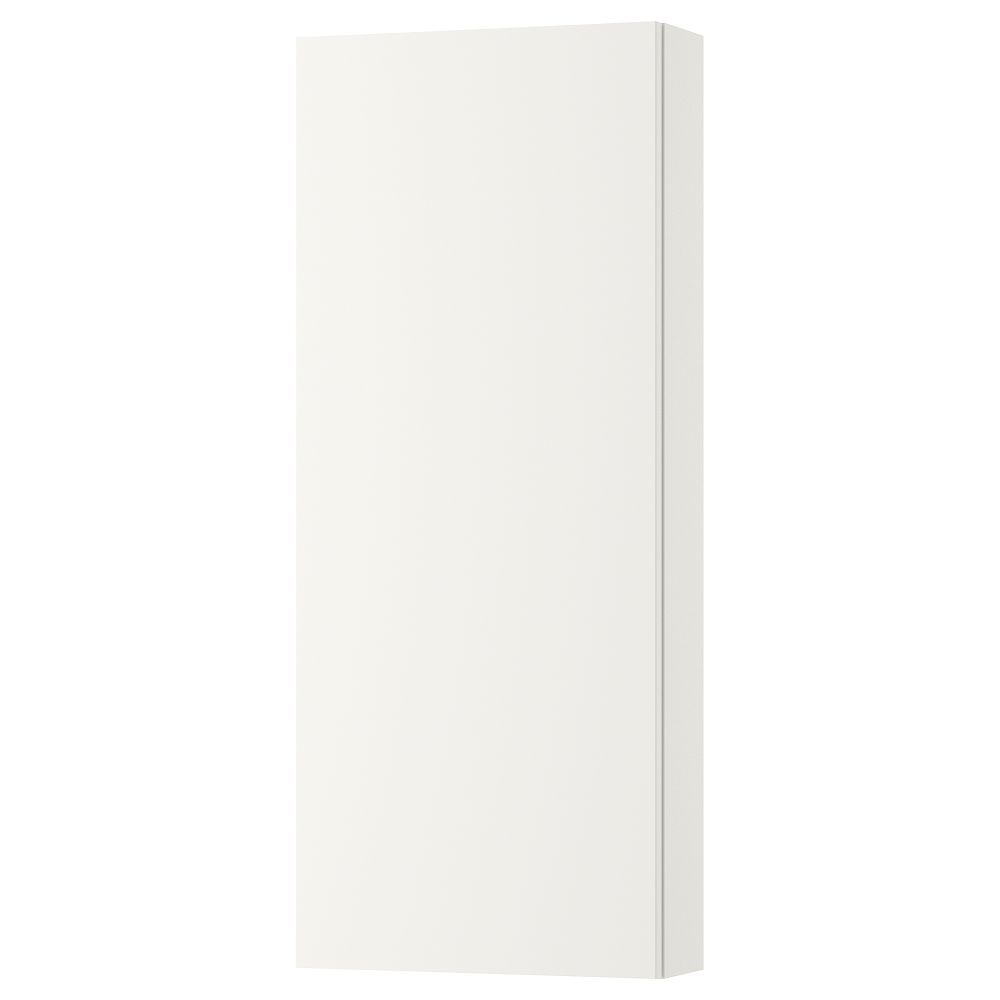 Навесной шкаф с 1 дверцей, 40x14x96 см, белый IKEA GODMORGON ГОДМОРГОН 402.810.98 - фото 1