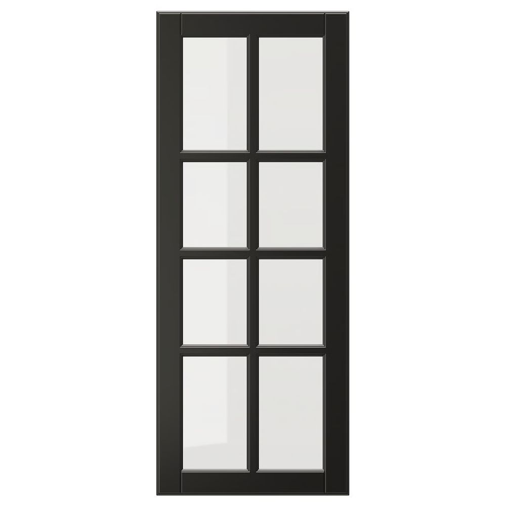 BODBYN Стеклянная дверь - чёрный 40x100 см - фото 1