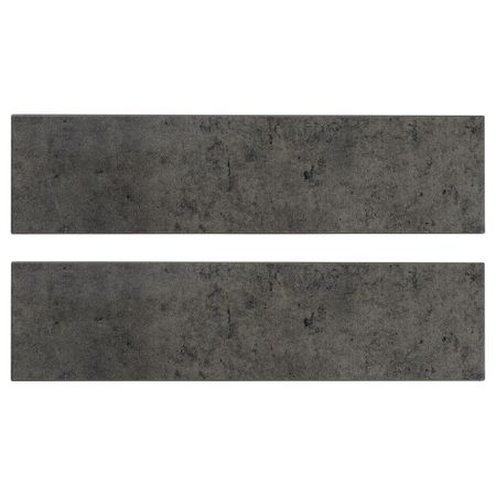 Фронтальная панель ящика, темно-серый под бетон 40x10 см IKEA KALHYTTAN КАЛЬХЮТТАН 005.217.45