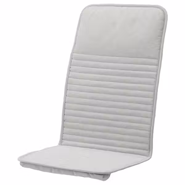 POÄNG Подушка-сиденье на детское кресло - Knisa светло-бежевый - схема-чертеж с размерами