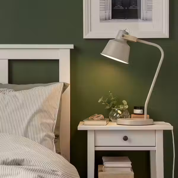 SJÖMAKT ШЁМАКТ Настольная лампа - бежевый/ясень - фото 4