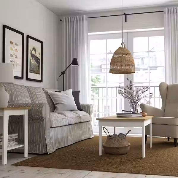 ÄMMARYD ЭММАРЮД Журнальный стол - белый 98x59 см - фото 2