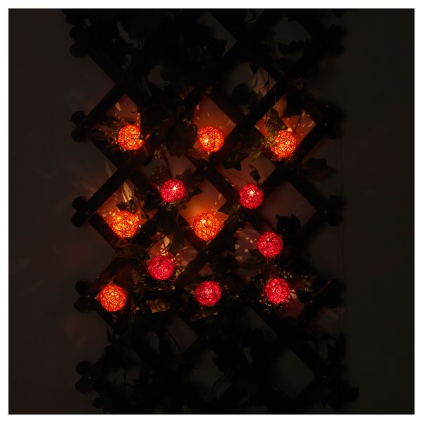 Украшение для гирлянды СОЛВИДЕН, оранжевый, розовый - фото 2