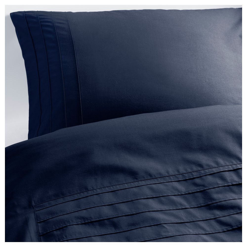 Пододеяльник и 1 наволочка АЛЬВИНЕ СТРО, синий (150x200/50x70 см) - фото 1