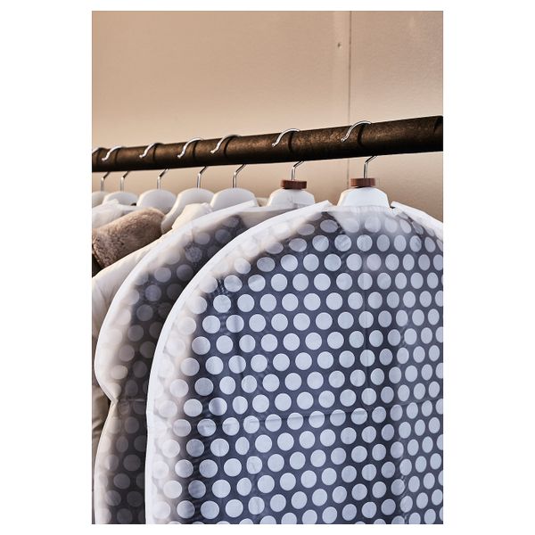 Чехол для одежды, 3 штуки, прозрачный белый IKEA PLURING ПЛУРИГ 403.750.68 - фото 2