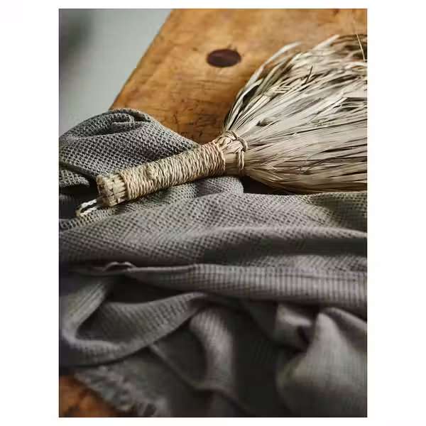 VALLASÅN ВАЛЛАСОН Полотенце - светло-зеленый 50x100 см - схема-чертеж с размерами