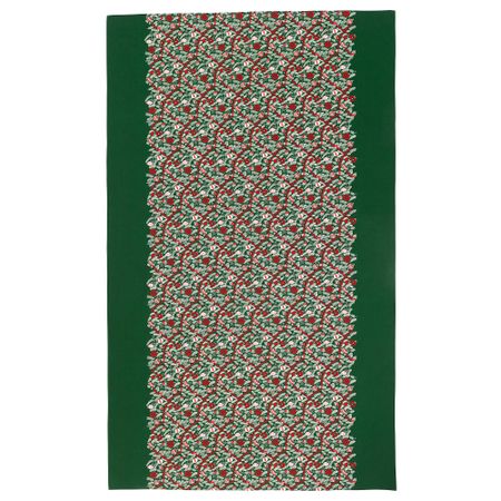 Скатерть ВИНТЕР 2018, с рисунком, зеленый (145x240 см)