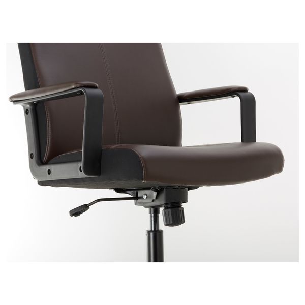 Рабочий стул МИЛЛБЕРГЕТ, Кимстад темно-коричневый - фото 4