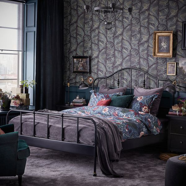 Каркас кровати, черный 160x200 см IKEA SAGSTUA САГСТУА 692.688.31 - фото 3