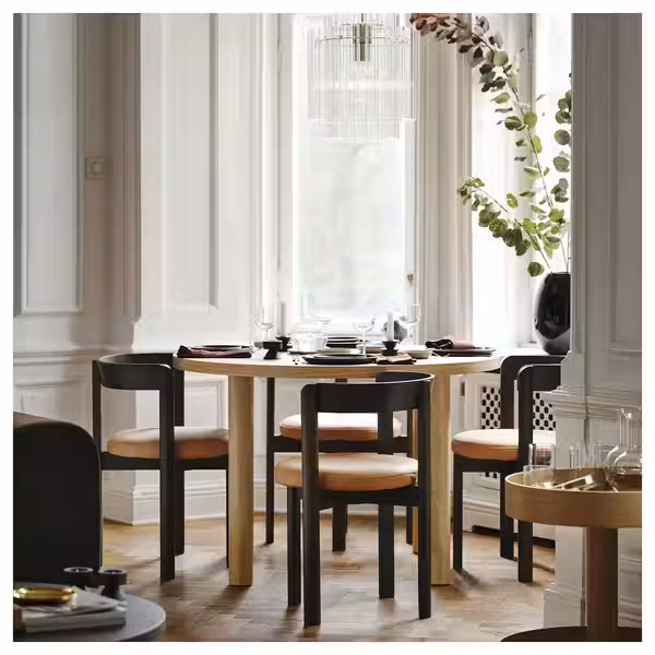 STOCKHOLM 2025 СТОКГОЛЬМ 2025 Стул - темно-коричневый/кожа - фото 3