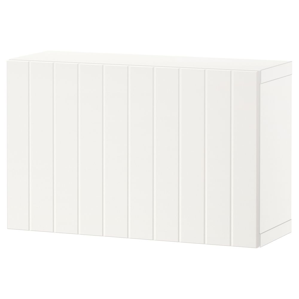Комбинация настенных шкафов, белый, Sutterviken белый, 60x22x38 см IKEA BESTÅ БЕСТО 394.292.46 - фото 1