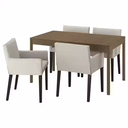 TONSTAD / MÅRENÄS МОРЕНЭС Стол и 4 стула