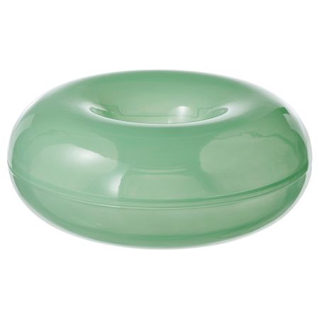 Сервировочная миска с крышкой, 18 см, стекло, зеленый IKEA VARMBLIXT 805.299.93