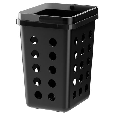Вентилируемый контейнер для/мусора, черный, 11 л IKEA ВАРЬЕРА 203.677.62