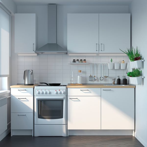 IKEA в интерьере - схема-чертеж с размерами