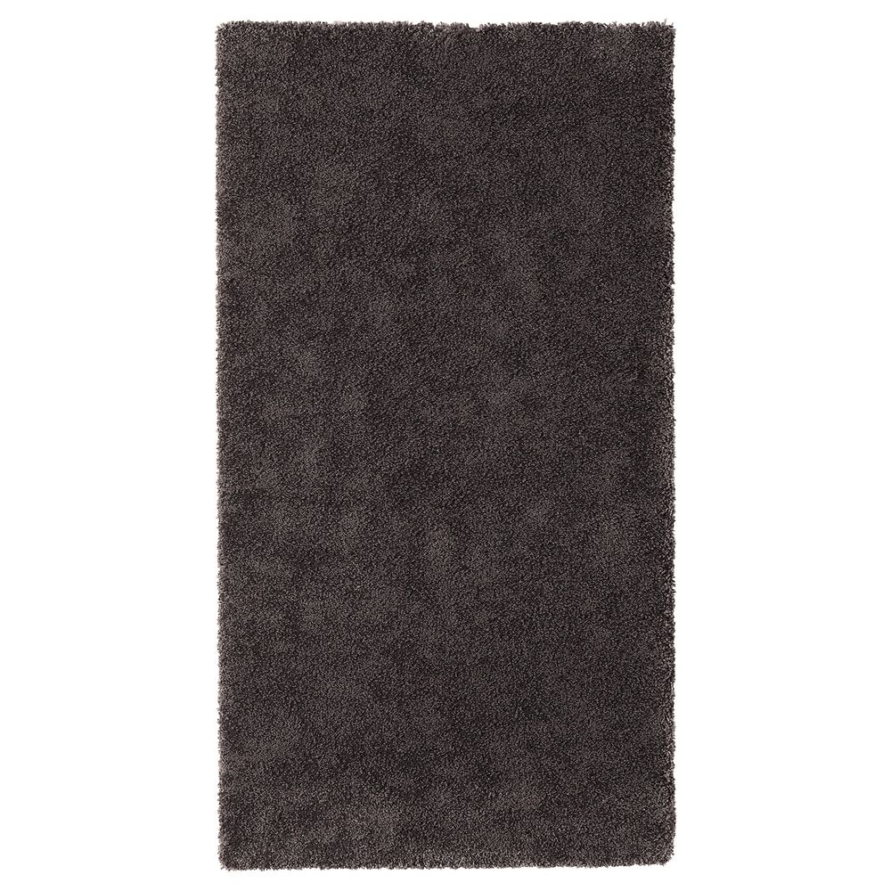 Ковер, короткий ворс, темно-серый 80x150 см IKEA STOENSE СТОЭНСЕ 904.268.19 - фото 1