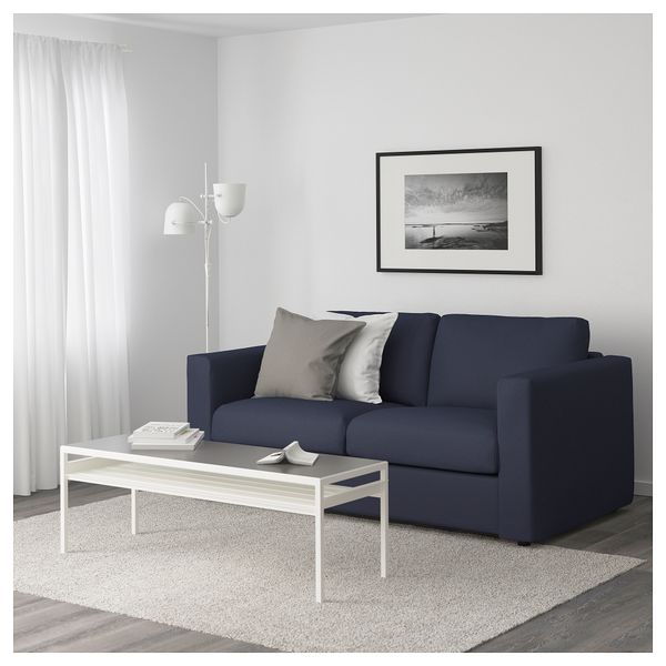 2-местный диван ВИМЛЕ, Оррста черно-синий - фото 2