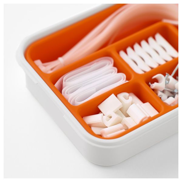 Аксессуары для фиксации шнура, 114 шт. IKEA FIXA 601.692.51 - схема-чертеж с размерами