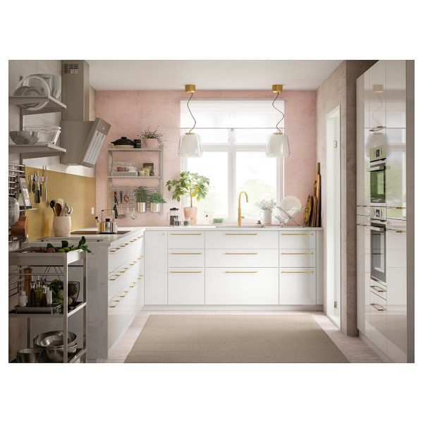 Накладная шина/полка/решетка, нержавеющая сталь IKEA KUNGSFORS КУНГСФОРС 792.543.34 - фото 4