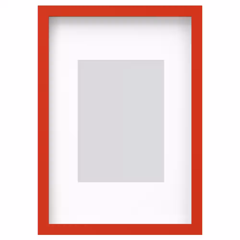 RÖDALM РЁДАЛЬМ Рама - красный 21x30 см - фото 1