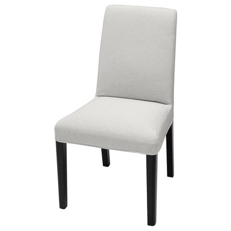 Стул, черный/Оррста светло-серый IKEA BERGMUND БЕРГМУНД 993.859.80