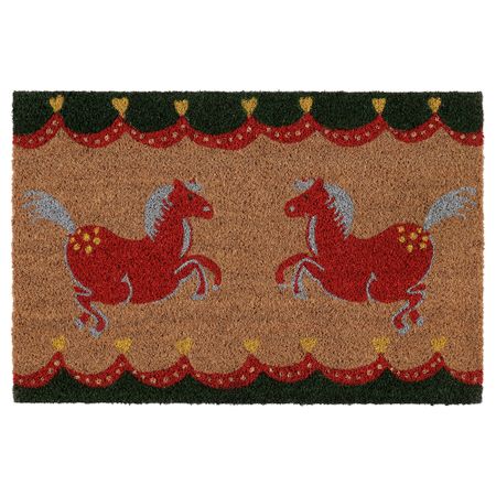 Придверный коврик, 40x60 см, естественный, бежевый лошадь IKEA VINTERFINT 105.671.77