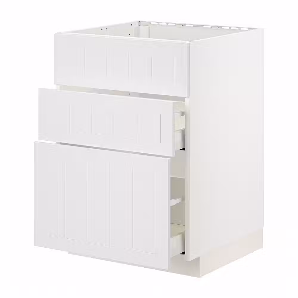 METOD / MAXIMERA Шкаф под мойку+3фасада/2ящика - фото 1