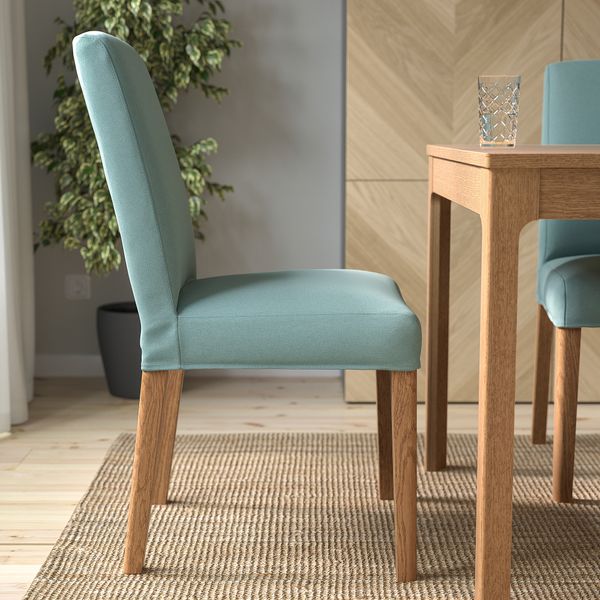 Стул, под дуб Ljungen светло-зеленый IKEA BERGMUND БЕРГМУНД 393.899.95 - фото 3