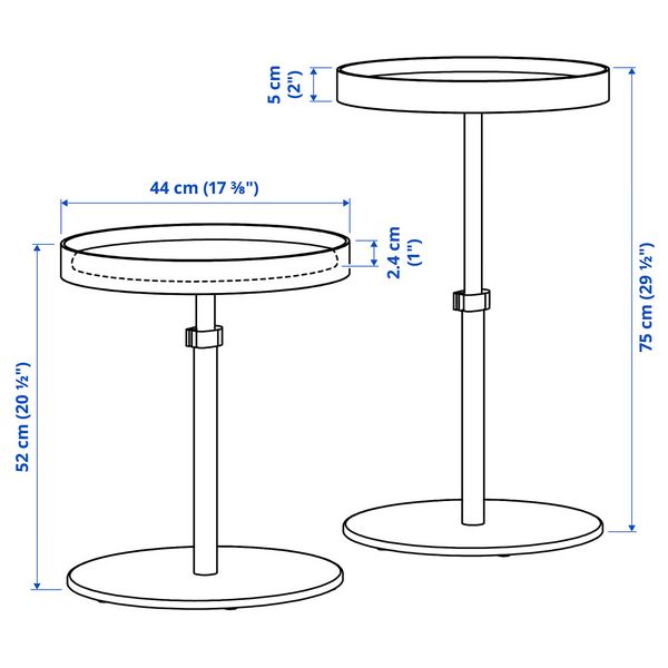 IKEA в интерьере - схема-чертеж с размерами