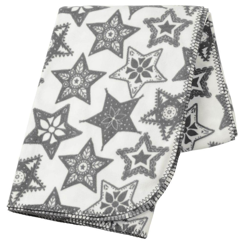 Плед ВИНТЕР 2016, белый, серый (130x180 см) - схема-чертеж с размерами