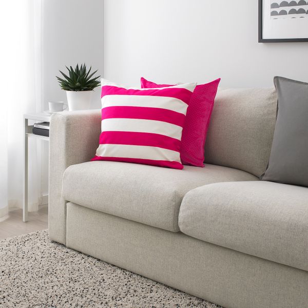 Ткань, в широкую полоску, ярко-розовый/белый, 150 см IKEA СОФИА 004.437.95 - схема-чертеж с размерами