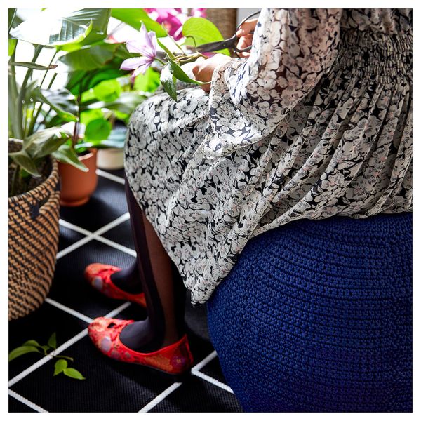 Пуф для дома/сада, синий 48 см IKEA ОТТЕРЁН / ИННЕРСКЭР 692.875.61 - фото 6