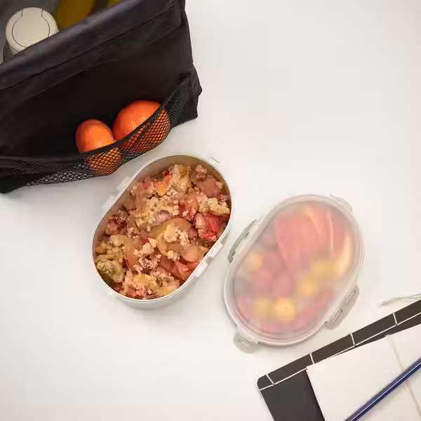 UTBJUDA УТБЬЮДА Ланч-бокс для сухих продуктов - светлый серо-бежевый - фото 3