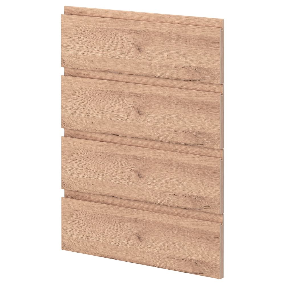 4 фасада для посудомоечной машины, Воксторп под дуб 60 см IKEA METOD МЕТОД 794.141.77 - схема-чертеж с размерами