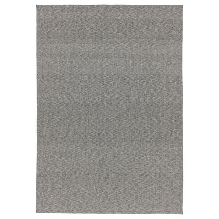 TIPHEDE Ковер, безворсовый - чёрный/неокрашенный 155x220 см