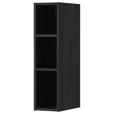 Каркас навесного шкафа, под дерево черный 20x37x80 см IKEA МЕТОД 403.680.15