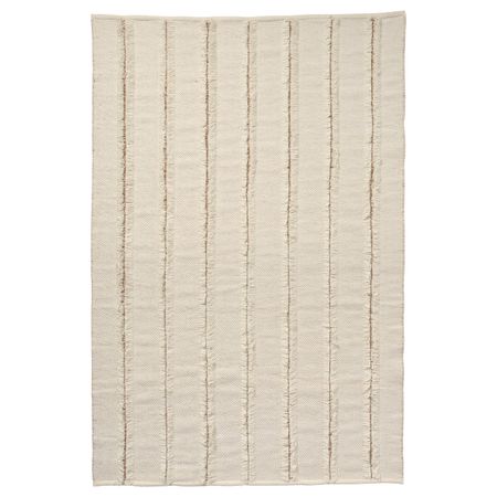 Ковер безворсовый, неокрашенный/белый с оттенком 133x195 см IKEA PEDERSBORG ПЭДЕРСБОРГ 605.001.51