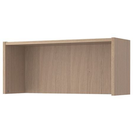 Верхняя полка, дубовый шпон, беленый 80x28x35 см IKEA BILLY БИЛЛИ 804.042.81