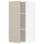 Навесной шкаф с полками, белый, Havstorp бежевый, 40x80 см IKEA METOD МЕТОД 594.590.58