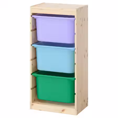 TROFAST Комбинация д/хранения+контейнеры