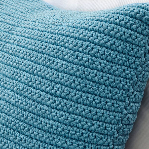 Чехол на подушку, для/дома/улицы, голубой 50x50 см IKEA SÖTHOLMEN СЁТХОЛЬМЕН 204.794.82 - фото 4