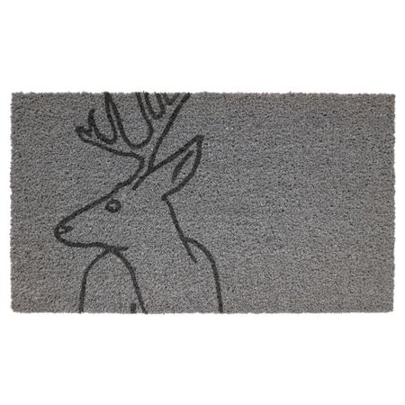 Придверный коврик ВИНТЕР 2015, олень, светло-серый (40x70 см)