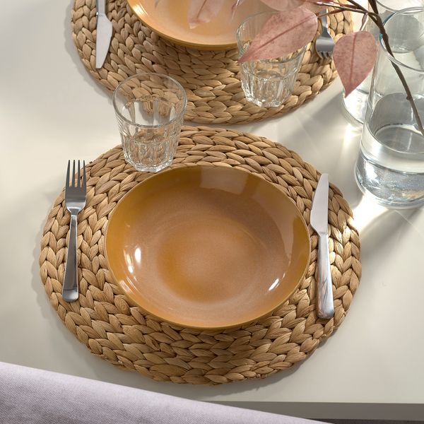 Тарелка глубокая, полированный желтый, 23 см IKEA FÄRGKLAR ФЭРГКЛАР 605.864.37 - фото 4