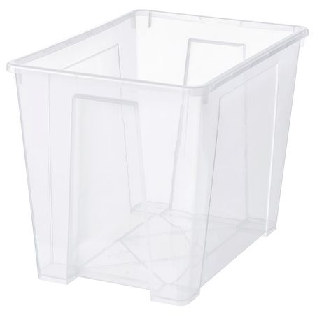 SAMLA Контейнер - прозрачный 56x39x42 см/65 л