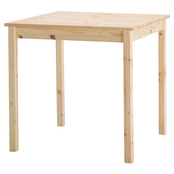 Стол, сосна 75x75 см IKEA INGO ИНГУ 203.616.56 - фото 1