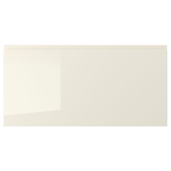 Фронтальная панель ящика, глянцевый светло-бежевый, 80x40 см IKEA VOXTORP ВОКСТОРП 103.211.66 - фото 1