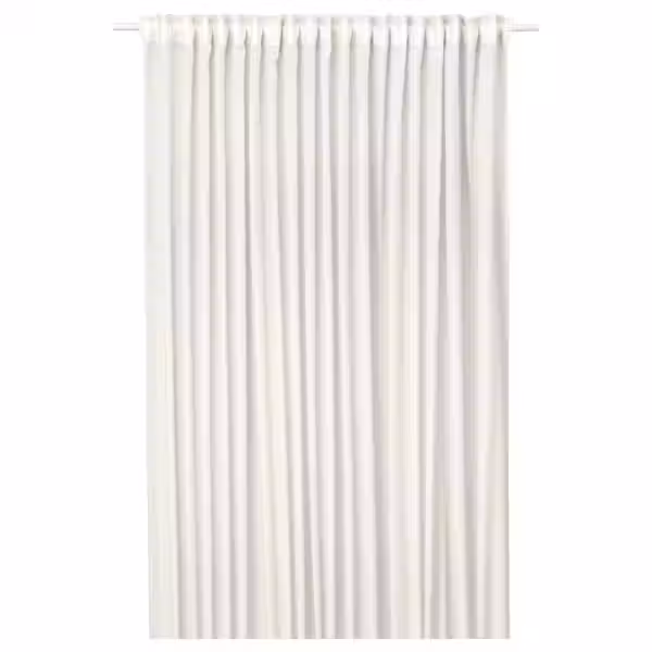 STENFRÖ СТЕНФРЁ Гардина, 1 шт. - бежевый/с лентой 300x300 см - фото 1